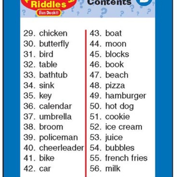 Auditory Memory for Riddles Fun Deck - Picture 4 of 6